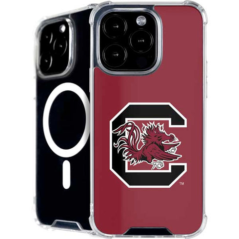 University of South Carolina Gamecocks Logo Red iPhone 16 Pro MagSafe Case